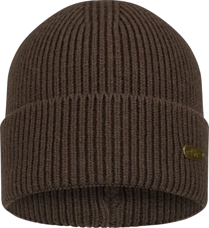 Blaser Tommy Rib Beanie Dunkelbraun