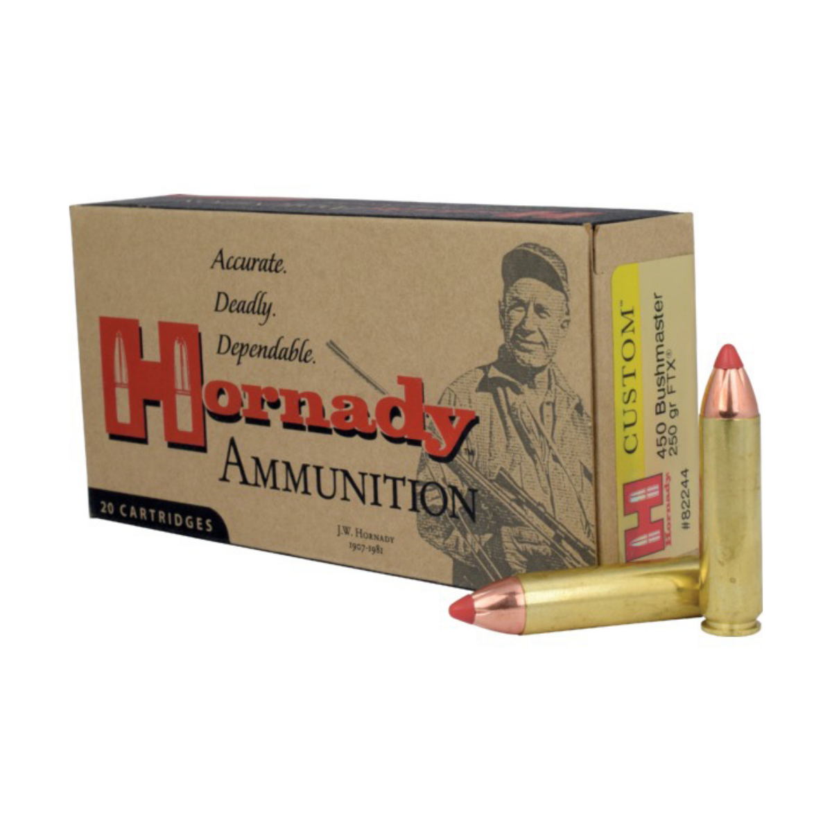 Hornady 450 Bushmaster 250gr FTX