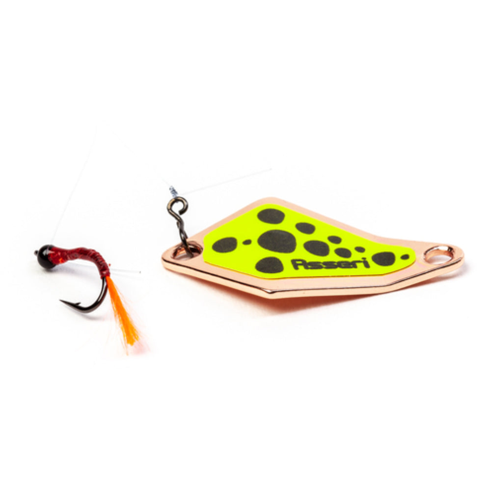 Asseri Arctic Char Lure Mini Koppar/Gul
