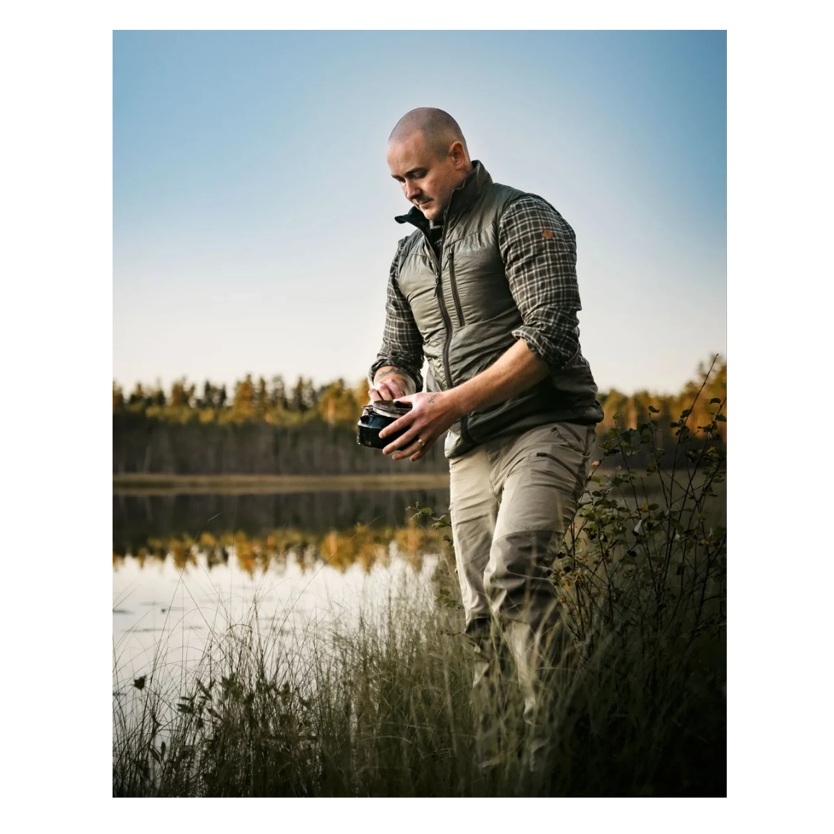 Pinewood Wool Insulated Midlayer Väst Herr