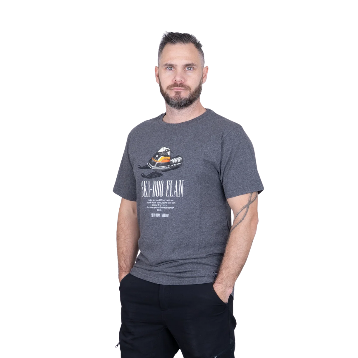 Great Norrland T-shirt Elan Charcoal