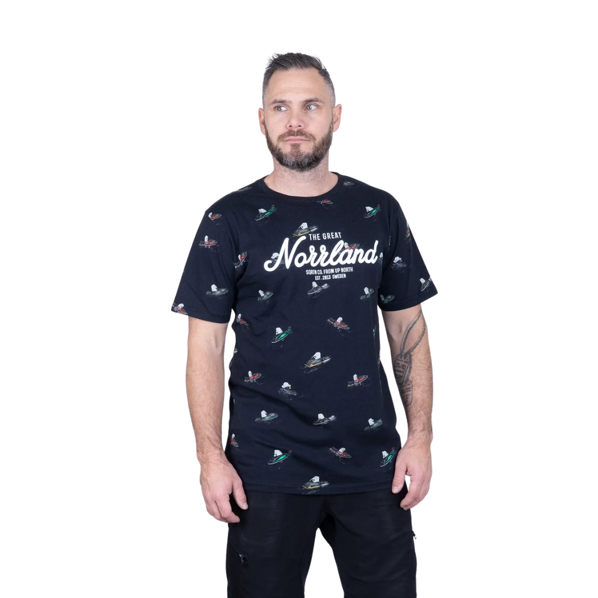 Great Norrland T-shirt Skoter Black