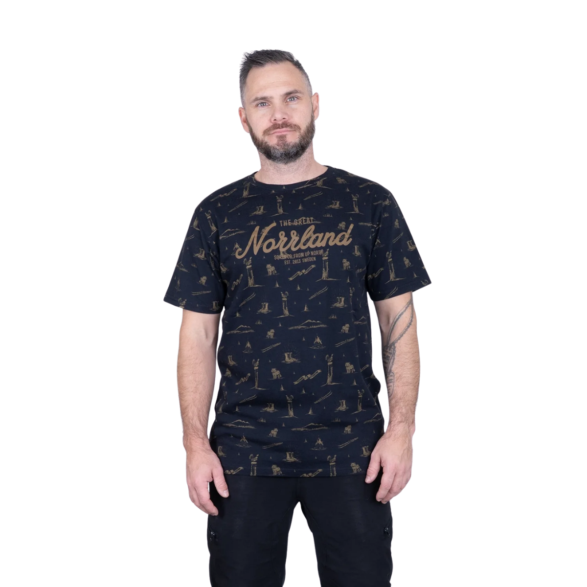 Great Norrland T-shirt Tegsnäs Black