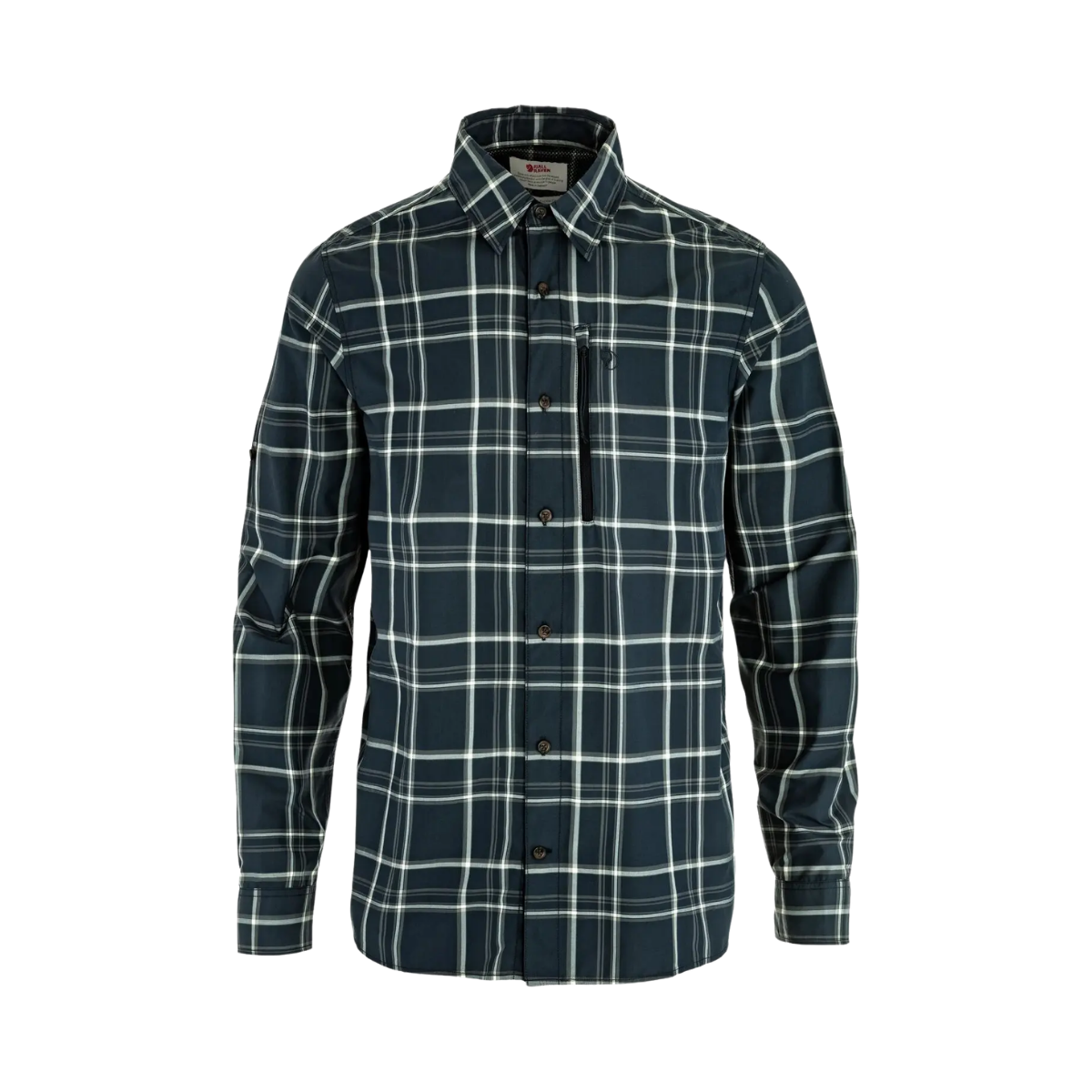 Fjällräven Abisko Hike Shirt M LS Dark Navy/Chalk White