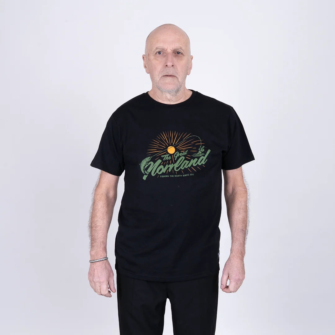 Great Norrland Fish On T-shirt Black