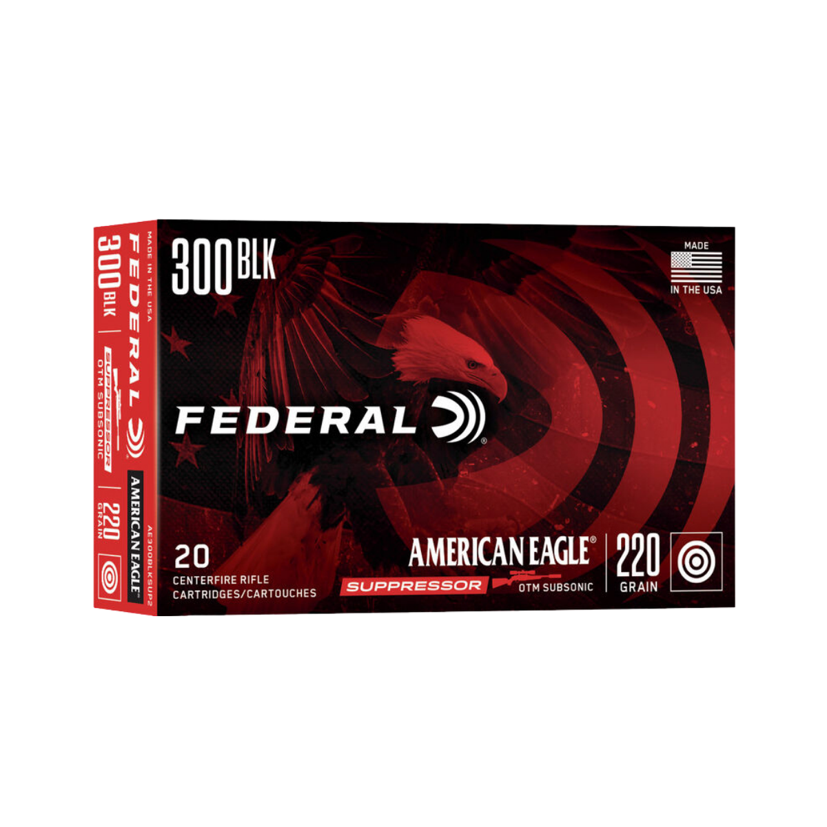 Federal 300 BLK 220gr OTM Subsonic