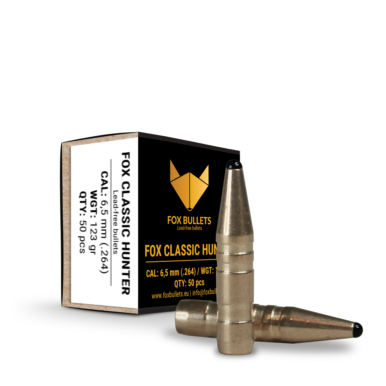 Fox Bullets Kulor 6,5mm 123gr Classic Hunter