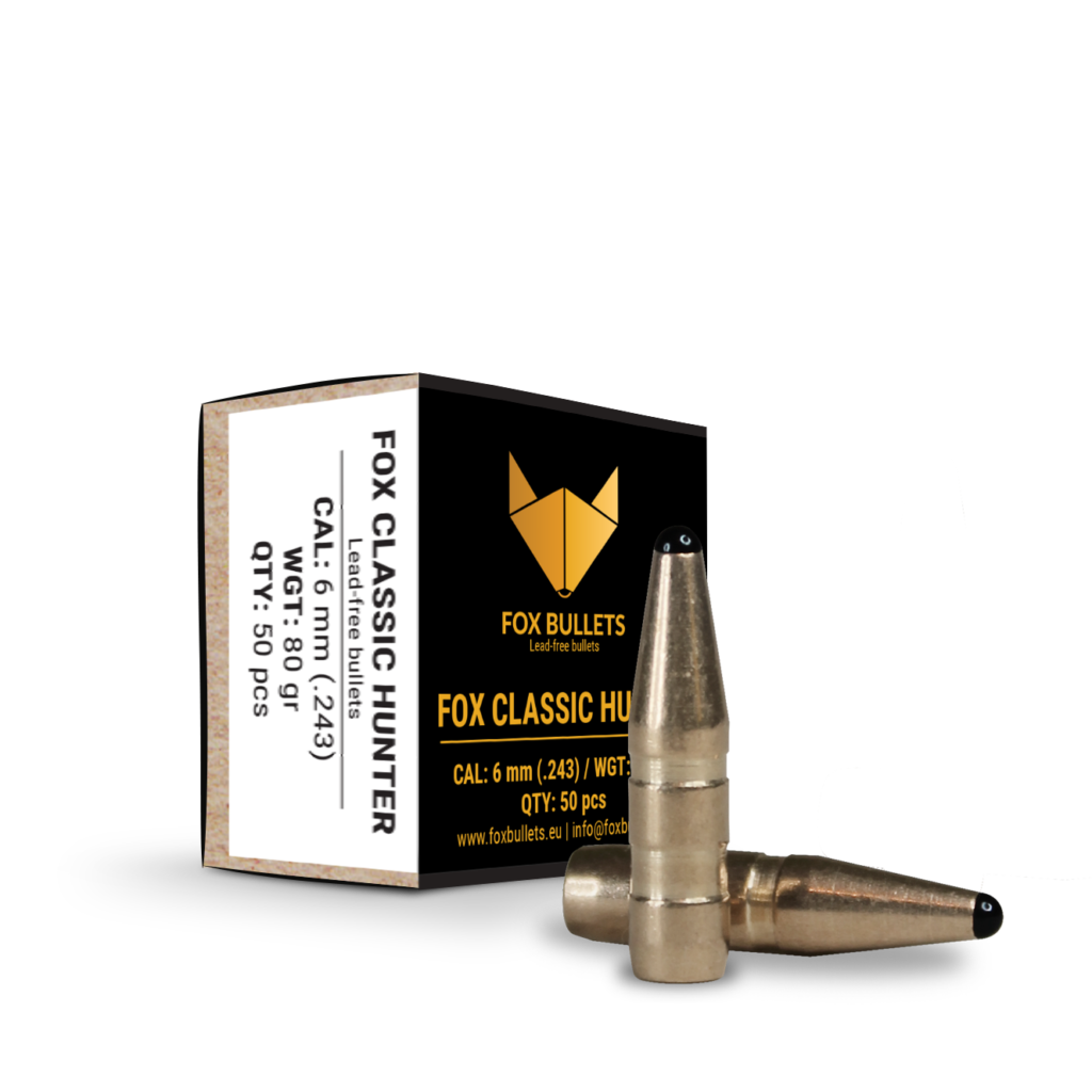 Fox Bullets Kulor 6mm 80gr Classic Hunter