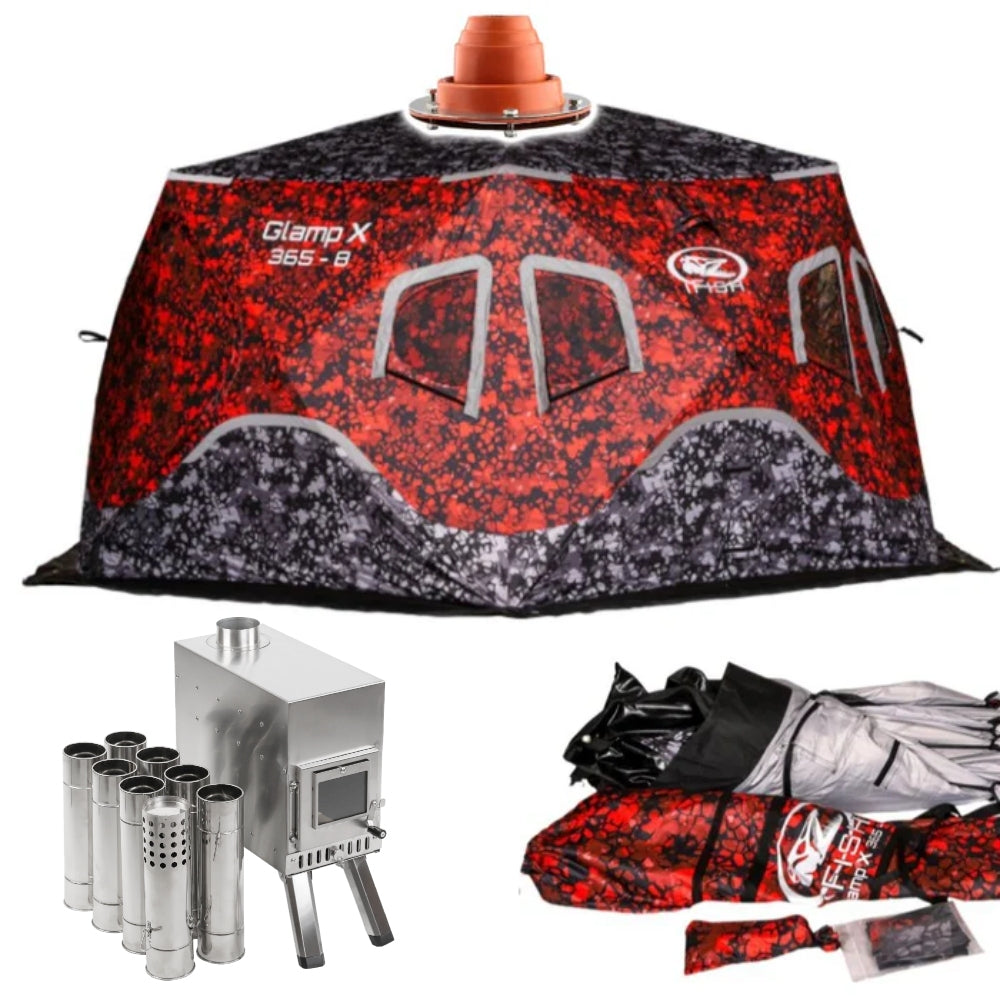IFISH Glamp X 365-8 Kaminpaket X5