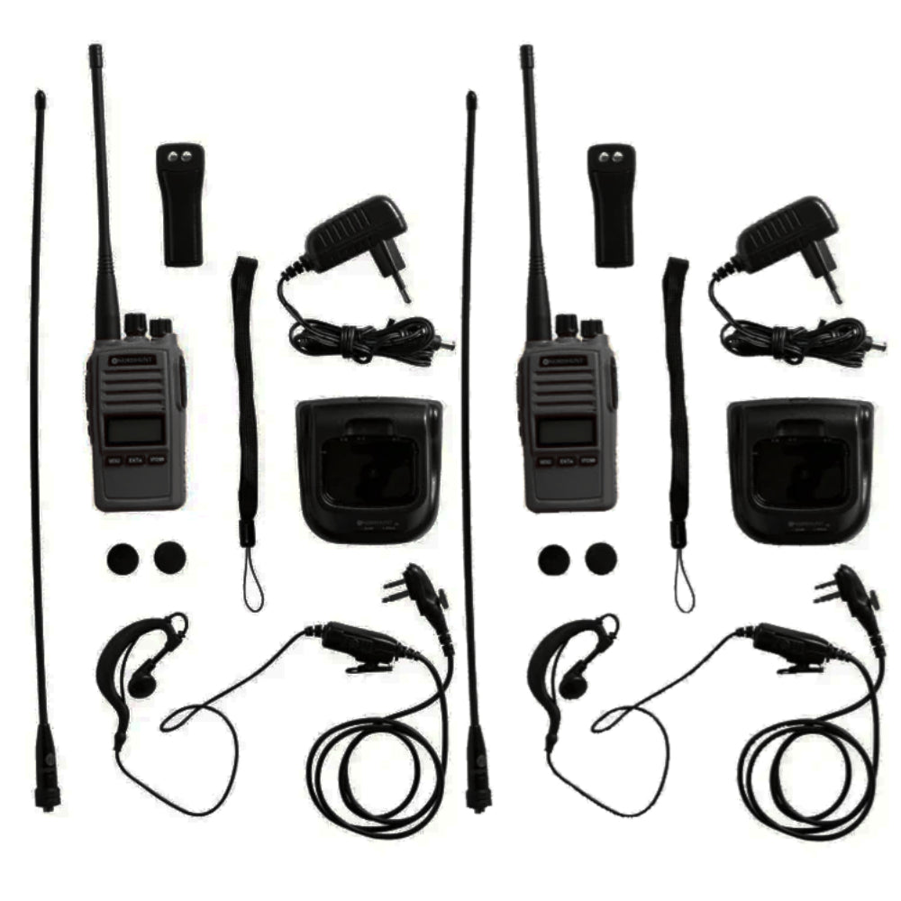 Nordhunt Jaktradiopaket 155hz Svart 2-pack