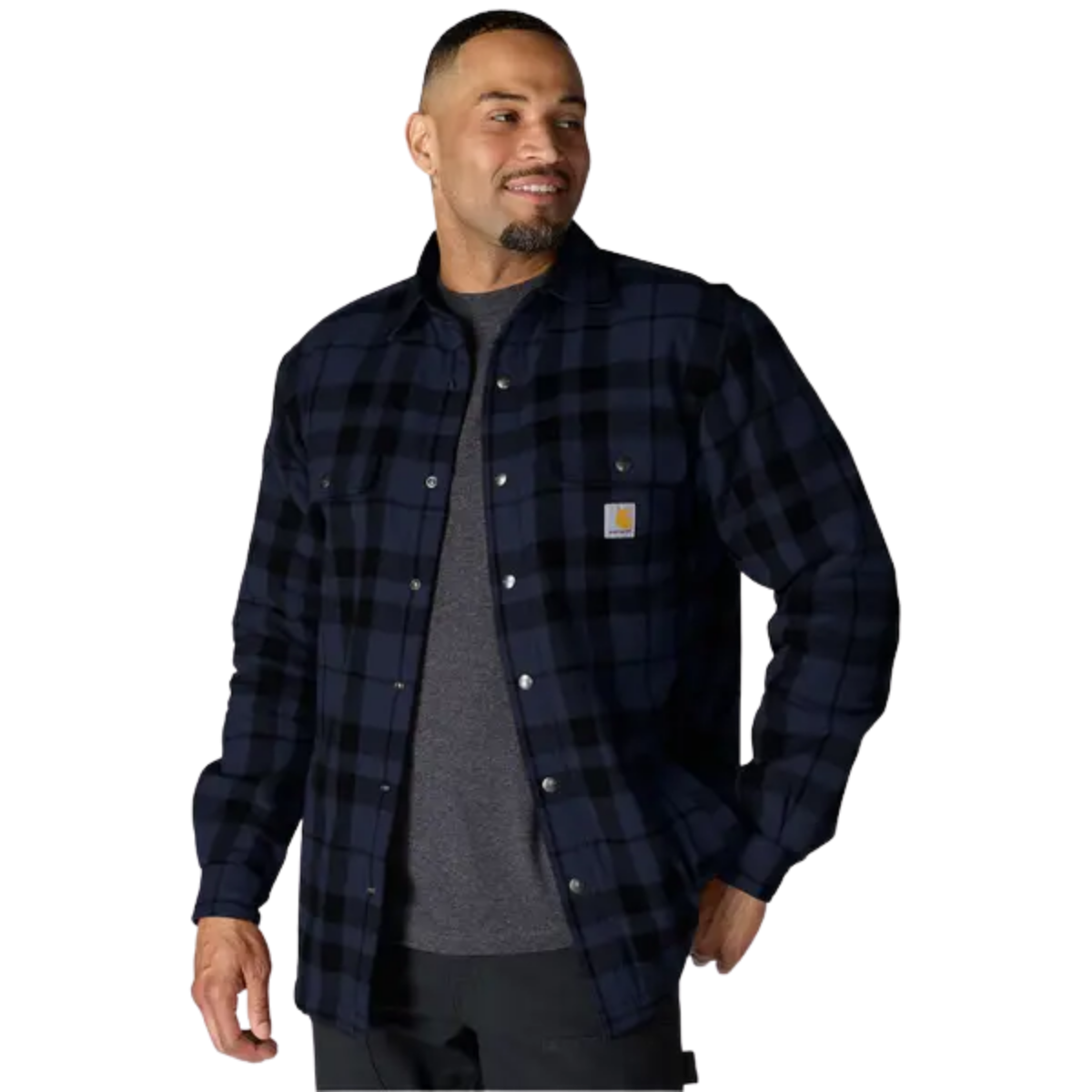 Carhartt Flannel Sherpa Lined Shirt Jacket