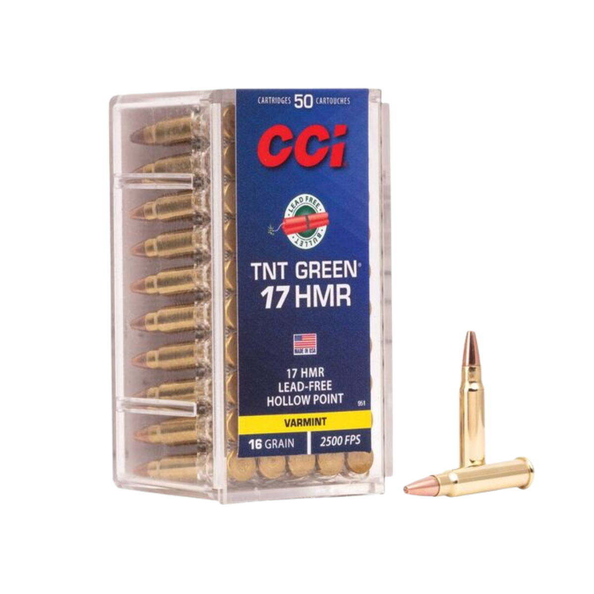 CCI .17 HMR 16gr TNT Green HP