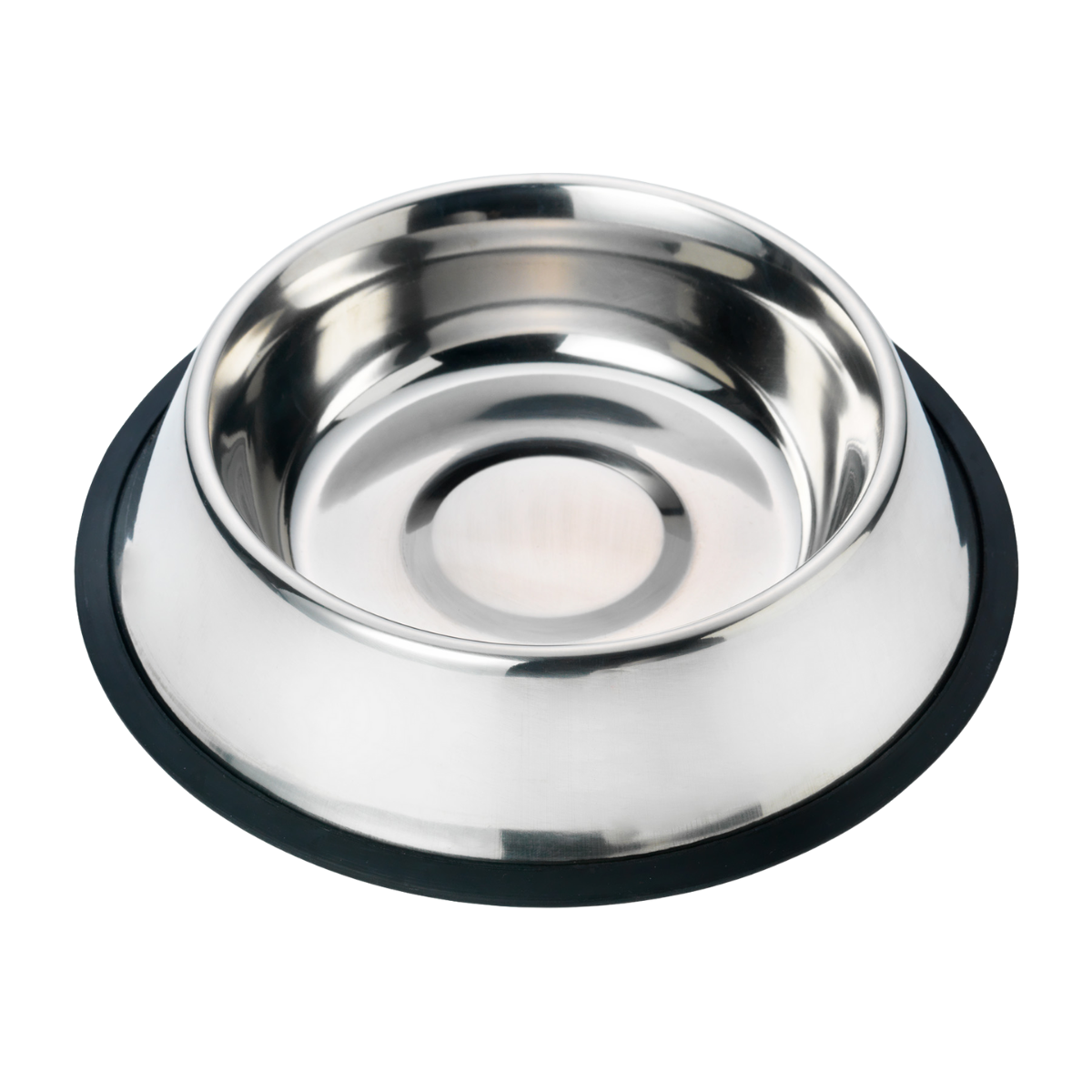 Dogman Matskål m Antiglidkant metall 0,7L