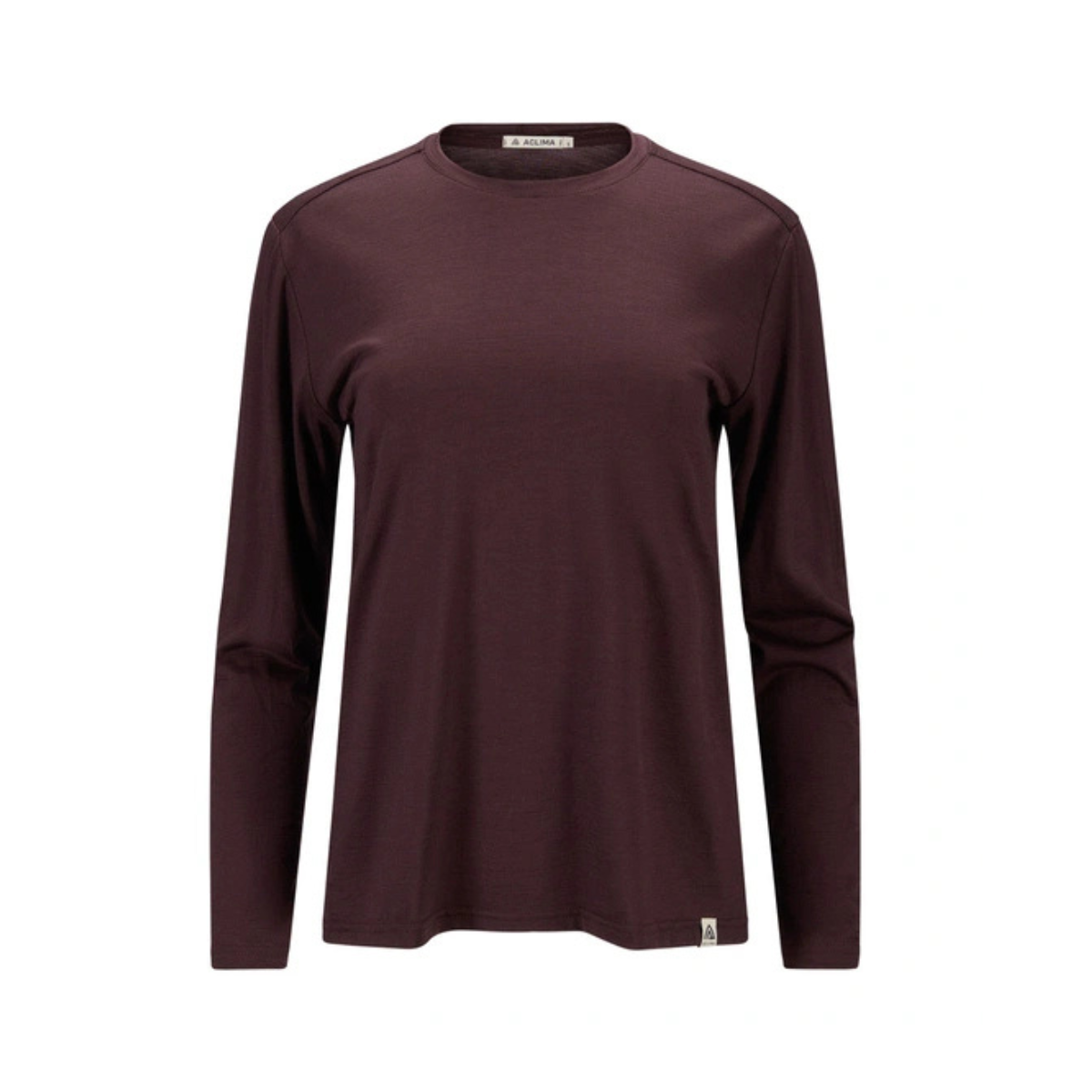 Aclima LightWool Crewneck W`s Chocolate Plum