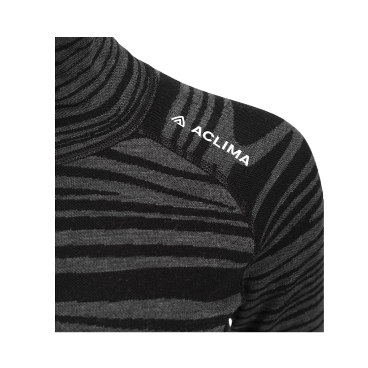 Aclima Warmwool Roll Neck W Black Motion