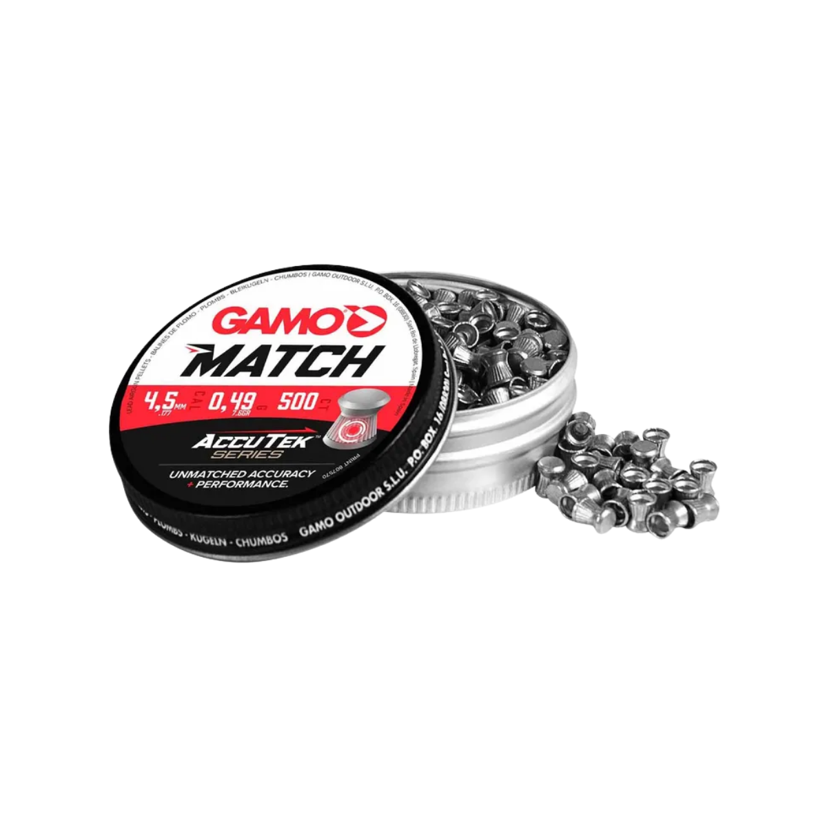 Gamo Match ACCUTEK 4,5mm 500st