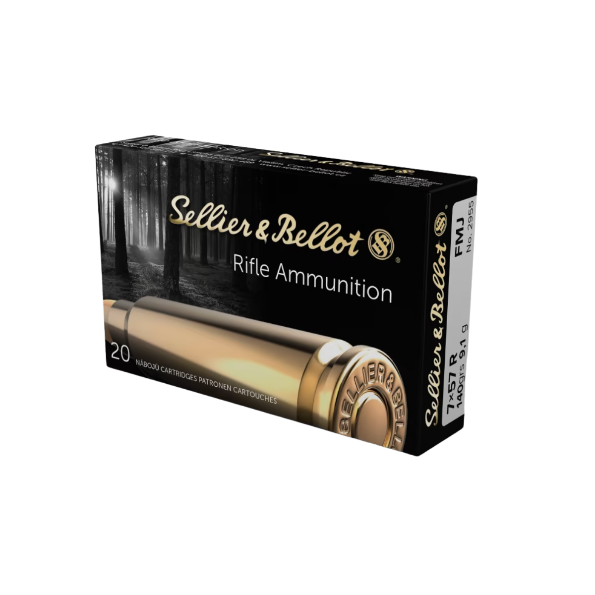 S&B 7x57 140gr FMJ 20-ask