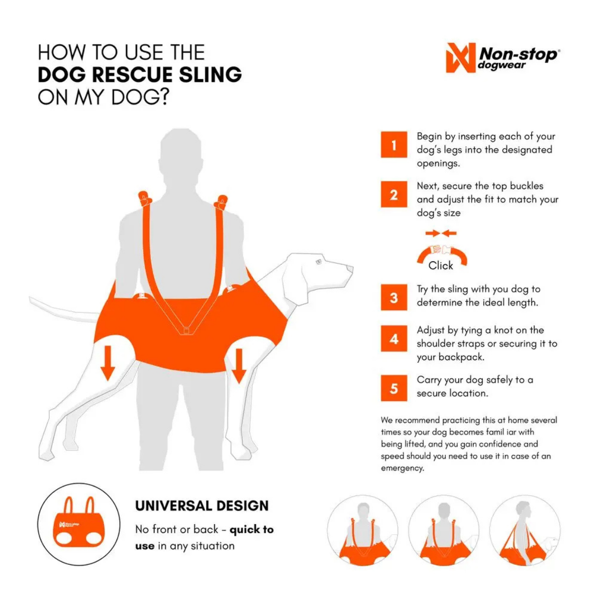 Non Stop Dog Rescue Sling