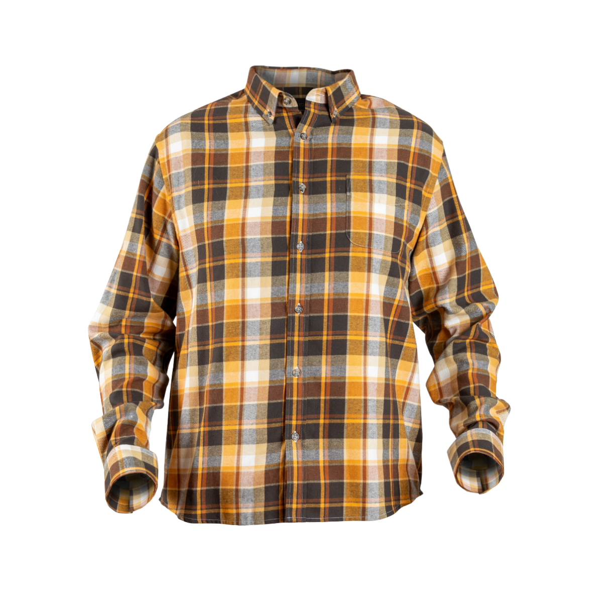 Nordhunt Kentucky flanellskjorta Mustard