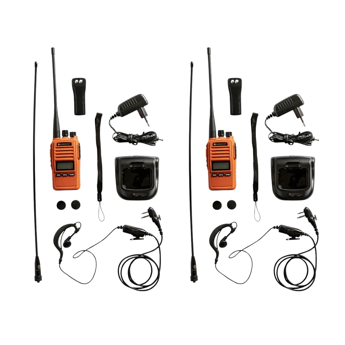 Nordhunt Jaktradiopaket 155hz Orange 2-pack