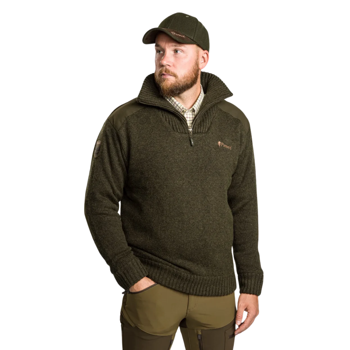 Pinewood Hurricane Tröja Herr Dark Green