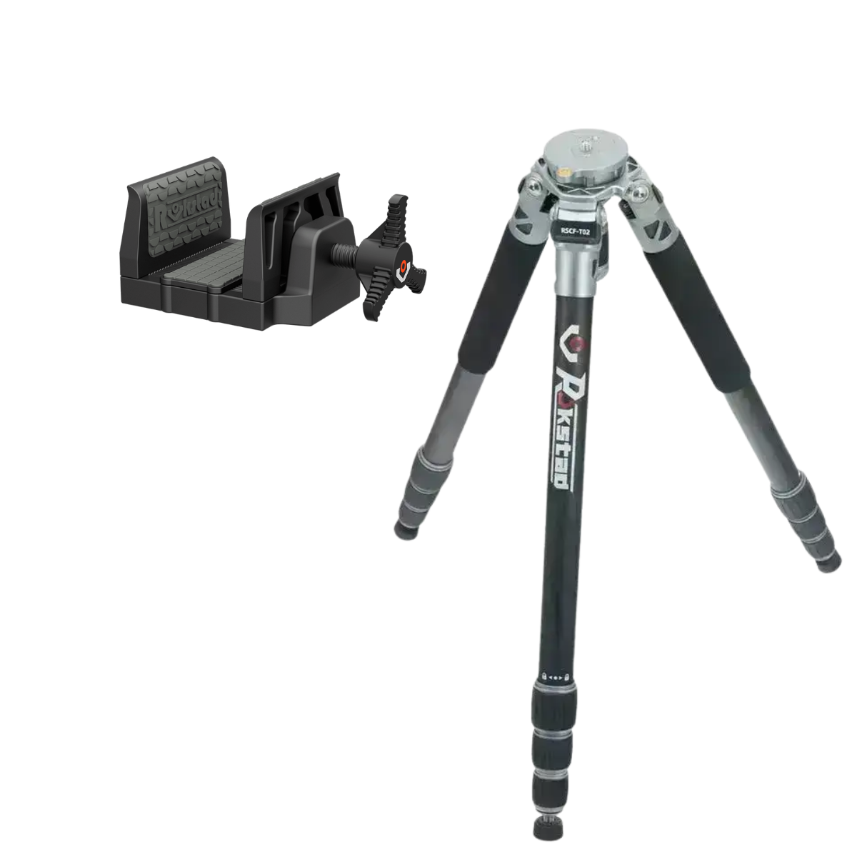 Rokstad Taurus Tripod carbon + Sadelmontage gevär