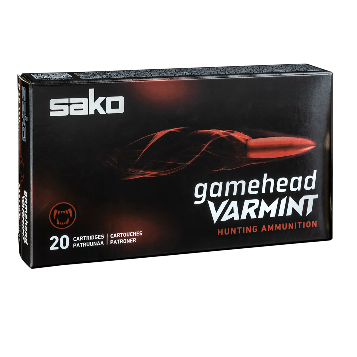 Sako .222 Rem 40gr Gamehead Varmint