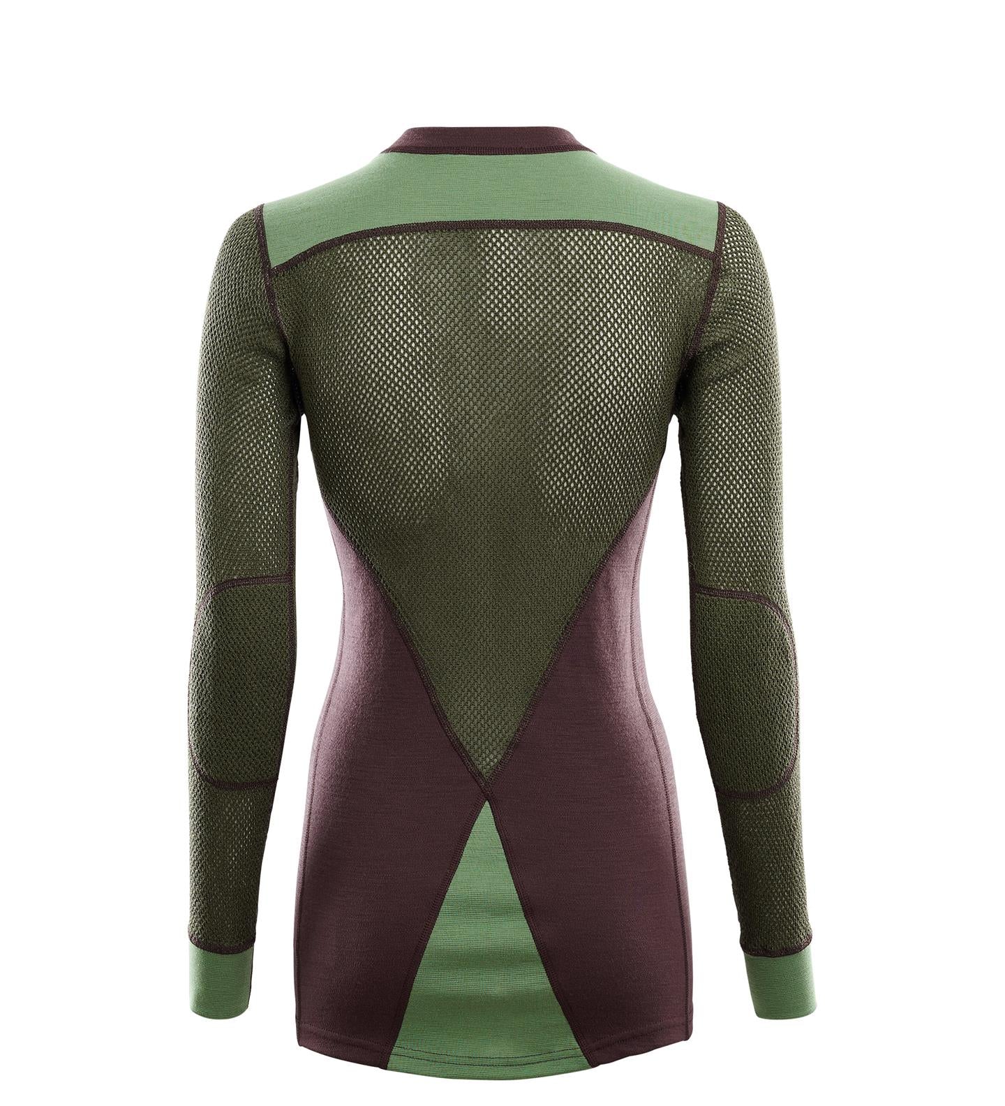 Aclima Woolnet Hybrid Crewmeck Dam