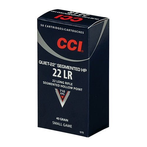 CCI 22LR 40gr Quiet Segmented HP