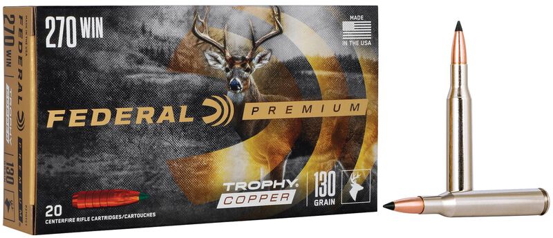 Federal 270WIN 130gr Trophy Copper