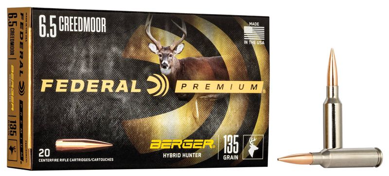 Federal 6,5 CRM 135gr Berger Hybrid Hunter