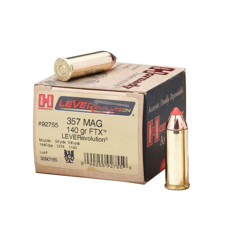 Hornady 357 Mag 140gr FTX