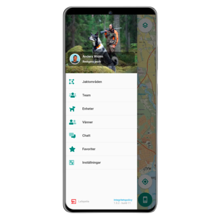 Lafayette GPS mini 4G Hundpejl