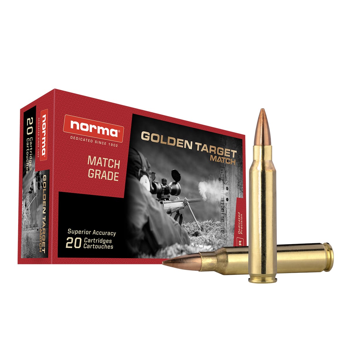 Norma.223 Rem 69gr Golden target 20st