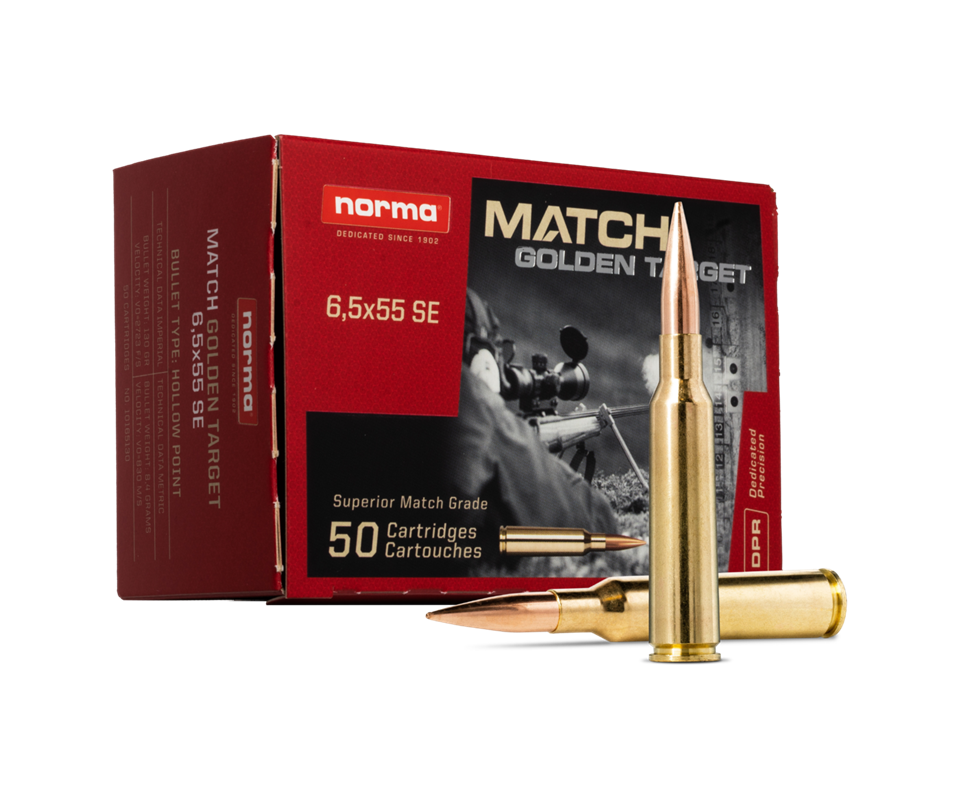 Norma 6,5X55 Golden Target 9,27g HPBT
