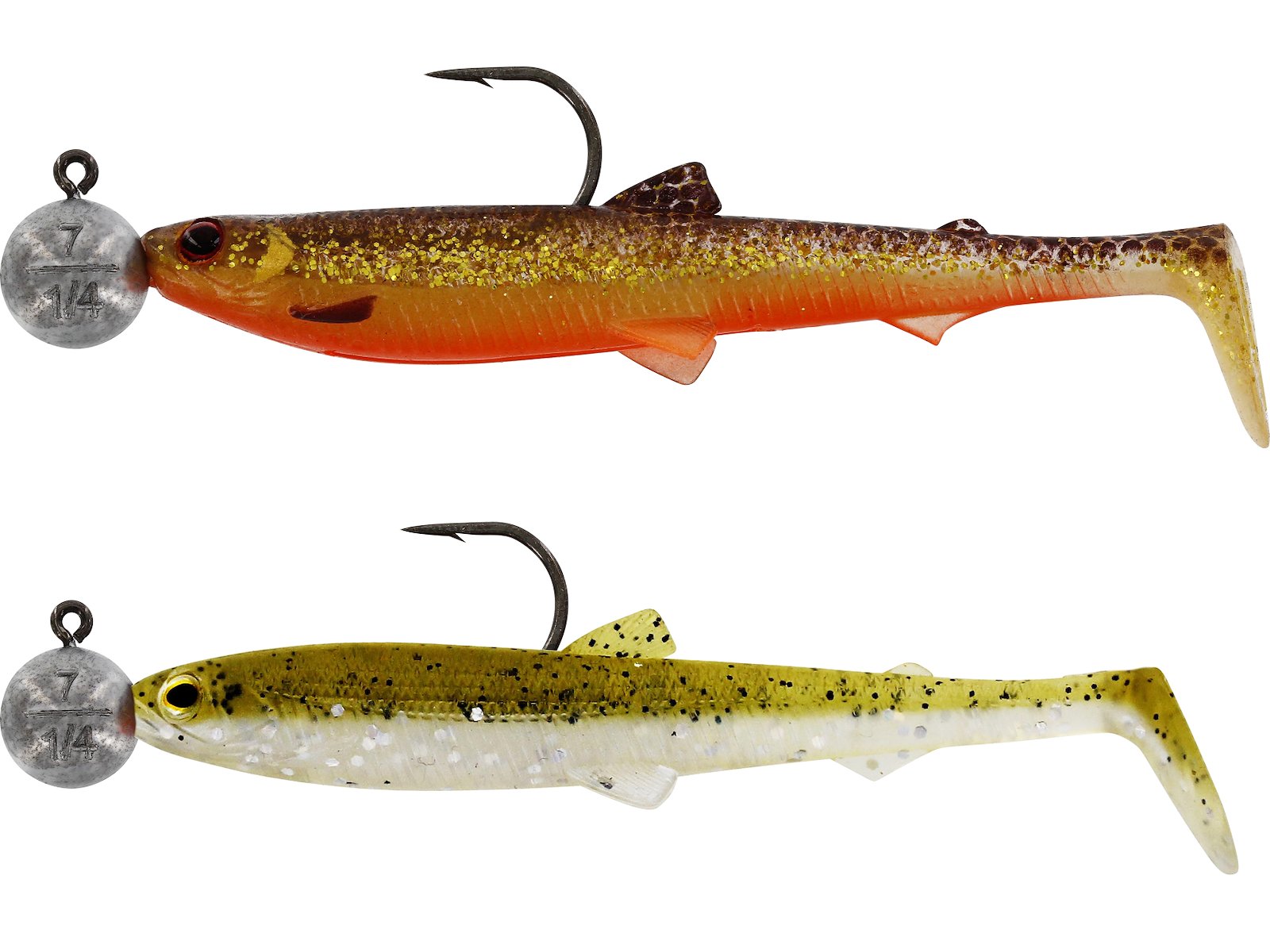 Westin Bullteez Shadtail 12,5cm R'n'R Clear Water Mix 2 Pack