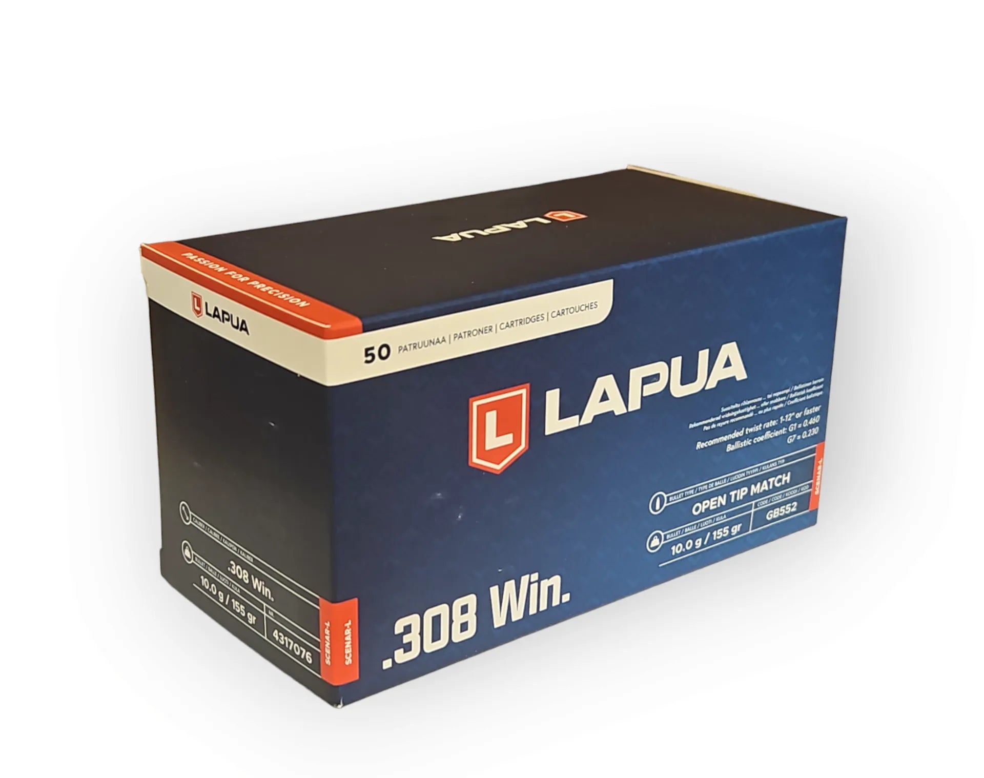 Lapua .308w 11,3g scenar L