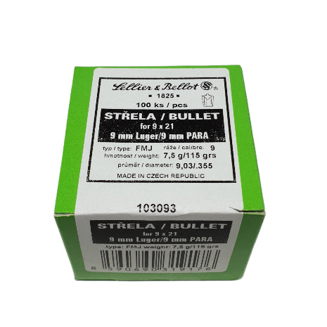 S&B Kula 9mm Luger 124 gr 100st