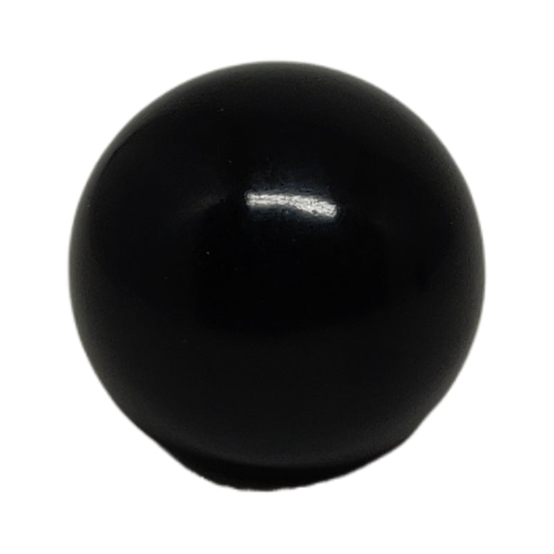 Slutstyckskula Härdplast Svart M6