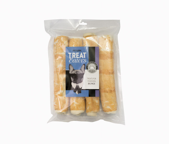Treat Eaters Chicken Rolls 23cm 4-pack 400g