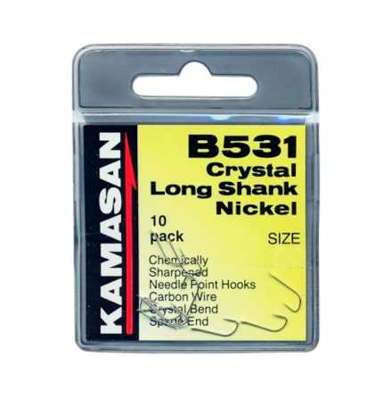 Kamasan B531 Crystal Long Shank Nickel