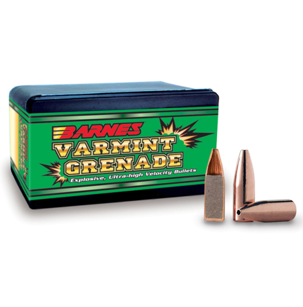 Barnes Kula .22 36gr Varmint Grenade HP FB #22436