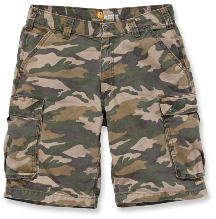 Carhartt Rugged Cargo Short Shorts - Green Camou