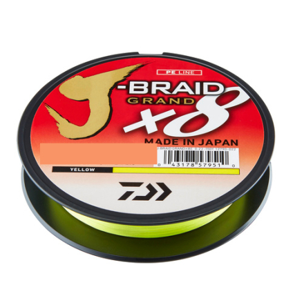 Daiwa J-Braid Grand 0.10mm 135M Yellow