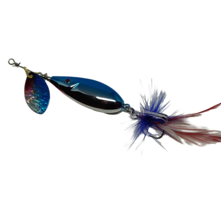 Stoxdal Dollar Spinnare 12g Pearl/Bl