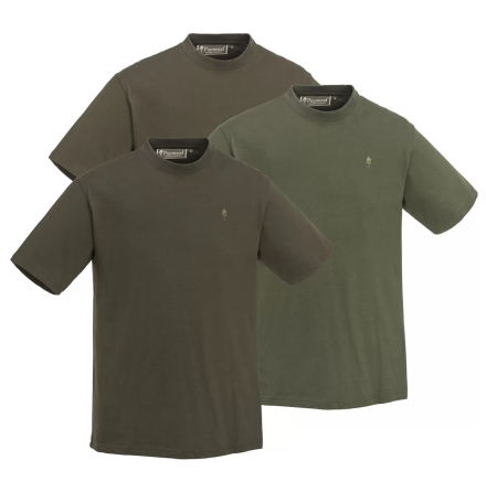 Pinewood T-shirt 3-pack  - Grön