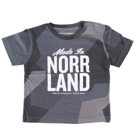 Great Norrland Made In Kids T-Shirt M90 Grey