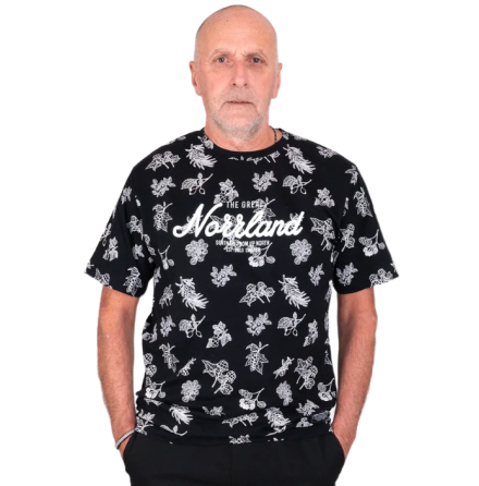 Great Norrland T-Shirt Berry Monoblack