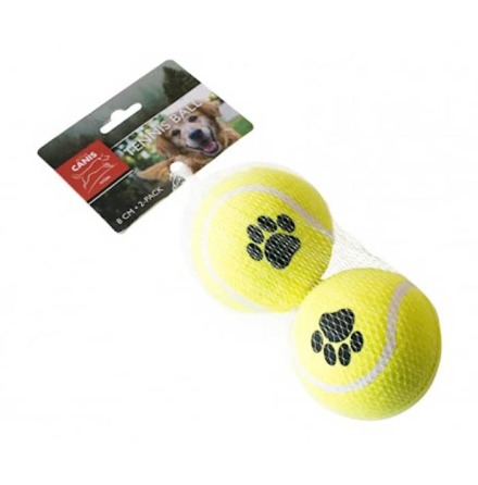 Hundleksak Active Canis Tennisboll 8cm 2-pack