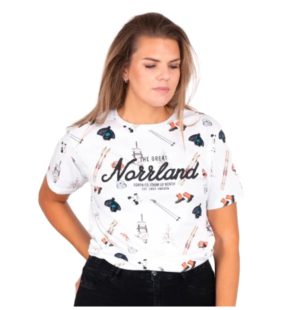 Great Norrland T-Shirt Tegsns White